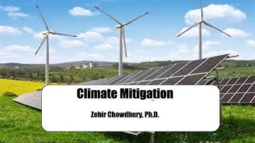 M2.8: Climate Mitigation and Adaptation