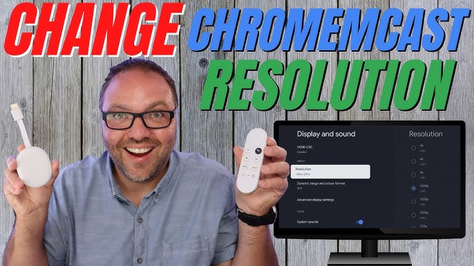 Autonom ankomme Patent How To Change Resolution on GOOGLE Chromecast 4.0 with Google TV - Get the  Best Image Quality - YouTube