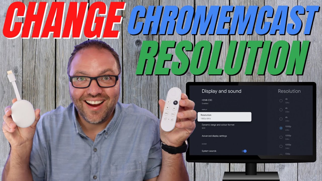 How Change Resolution on Chromecast with Google TV - YouTube