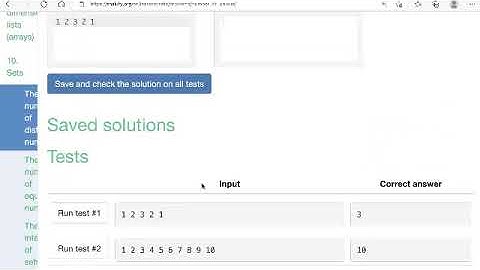 SnakifyL10 Sets The Number of Distinct Numbers
