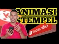 #tutorialkinemaster cara membuat animasi STEMPEL subscribe di android