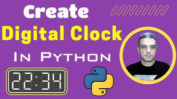 Python digital clock using Tkinter | python project for beginners