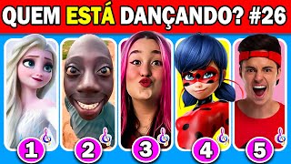 ADIVINHAR Quem ESTÁ Dançando? 💃🎵#26| Tenge Songs, Elsa, Enaldinho, Emilly Vick,Bamboo Panda,Kika Kim