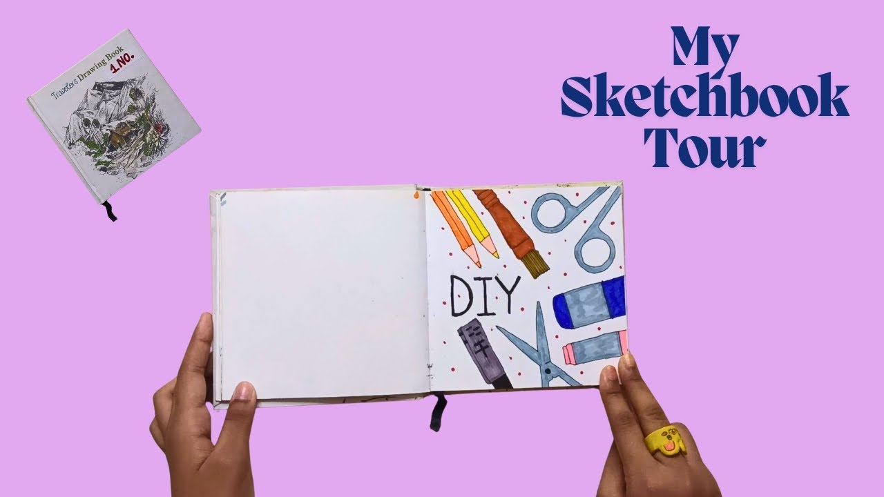 My Sketchbook Tour 1 🎨 | Exploring My Art Journey & Sketches - YouTube