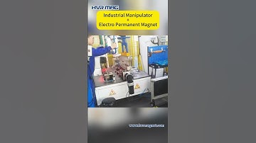 Industrial Manipulator + Electro Permanent Magnet for Handling Steel Material