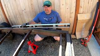 How to Dovetail a flat deck car trailer for easy loading lowered cars