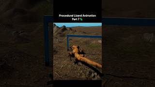 Procedural Lizard Animation Part 7 🦎 #gamedev