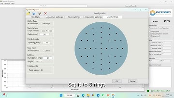 SM230 Software Operation for Thin-Film Thickness Mapper