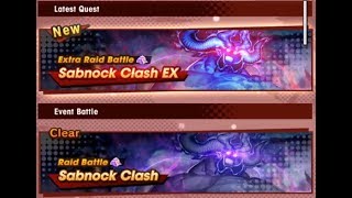 Dragalia Lost Sabnock Clash Raid Ex Clear Full Screen Gameplay