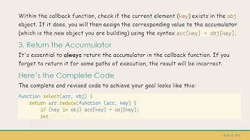 How to Use JavaScript Reduce to Match Keys in an Object