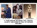 Promotional for livestream titled a comparison between the yoruba asante and kemetic idea of