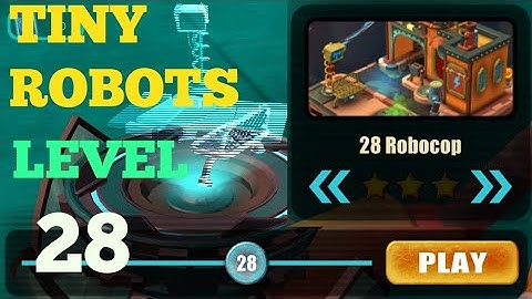 Tiny Robots Recharged level 28 Robocop solution or walkthrough