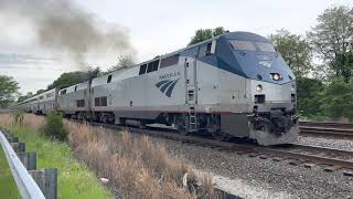 72 trains in 4 days at Ashland Va May 4th - 9th 2021 CSX, VRE and Amtrak specials W654 and W554