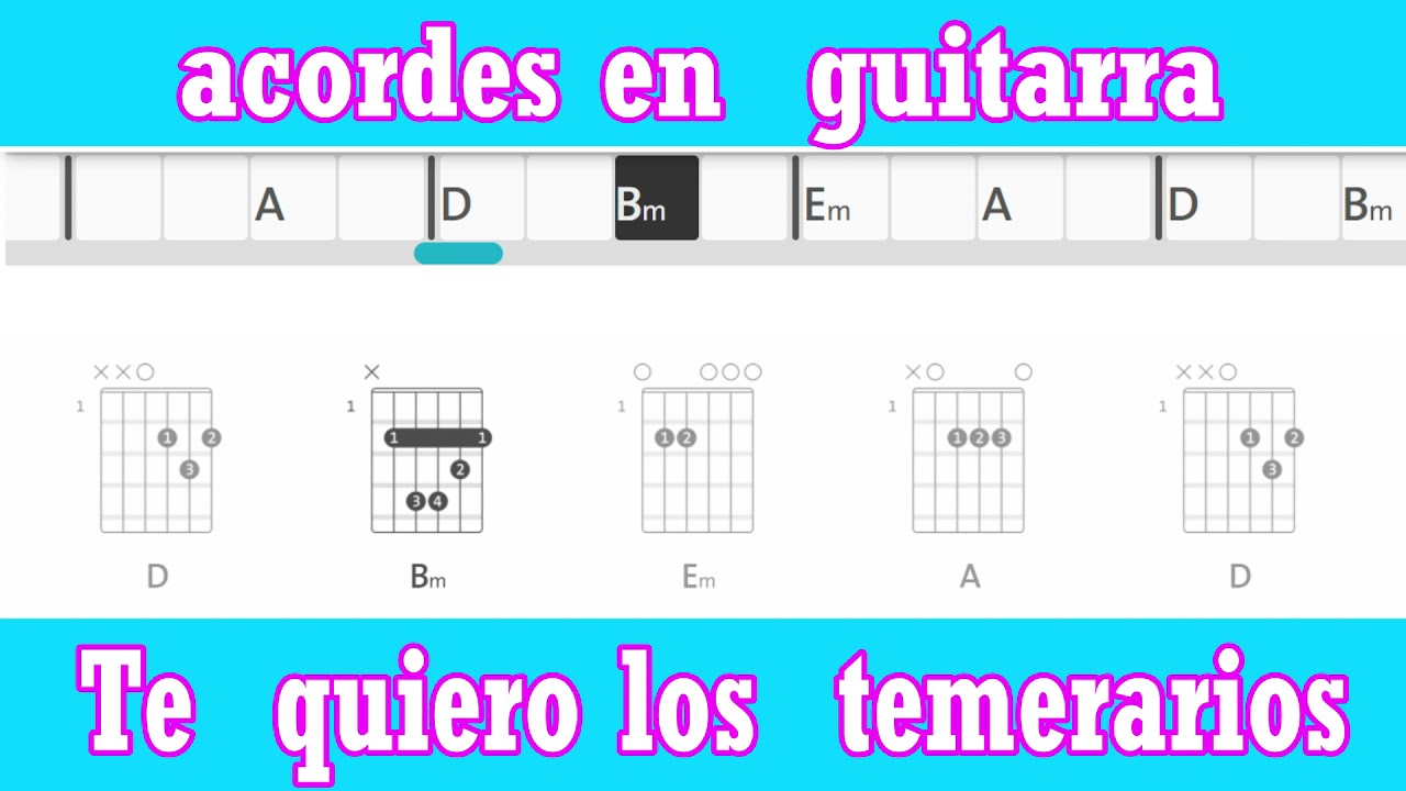 acordes en guitarra te quiero YouTube acordes en guitarra te quiero YouTube