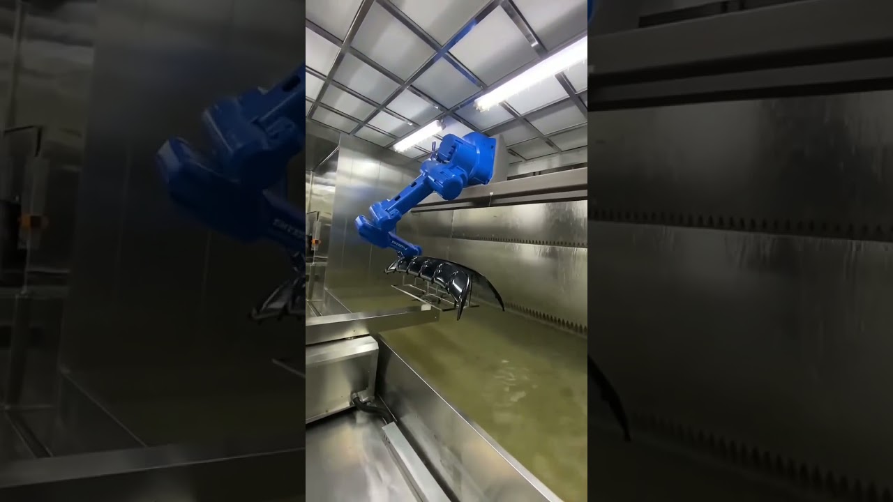 Robotic Automatic Spray Painting Paint Shop