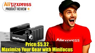 Game-Changing Minifocus Cold Shoe Mount Adapter with Anti-Off Button | Must-Have for DSLR