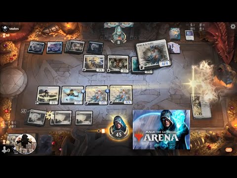 I create a white Angels deck and I manage 3 huge fights after lots of bugs at MTGA