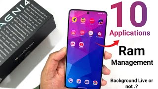 Lava Agni 4 10 Applications Ram Management Test 🔥🔥🔥 screenshot 1