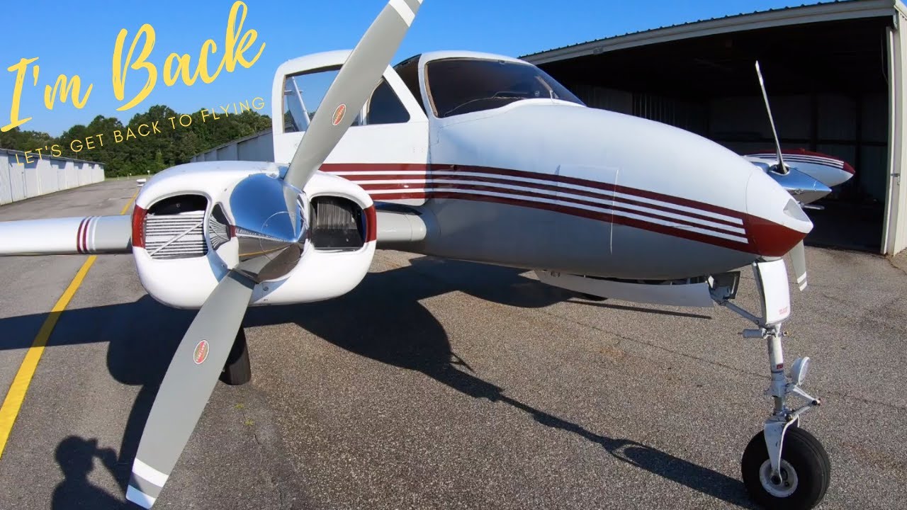 IT'S GOOD TO BE FLYING AGAIN!!! Taking The Cessna 310 Out After Our New Boy Arrived.