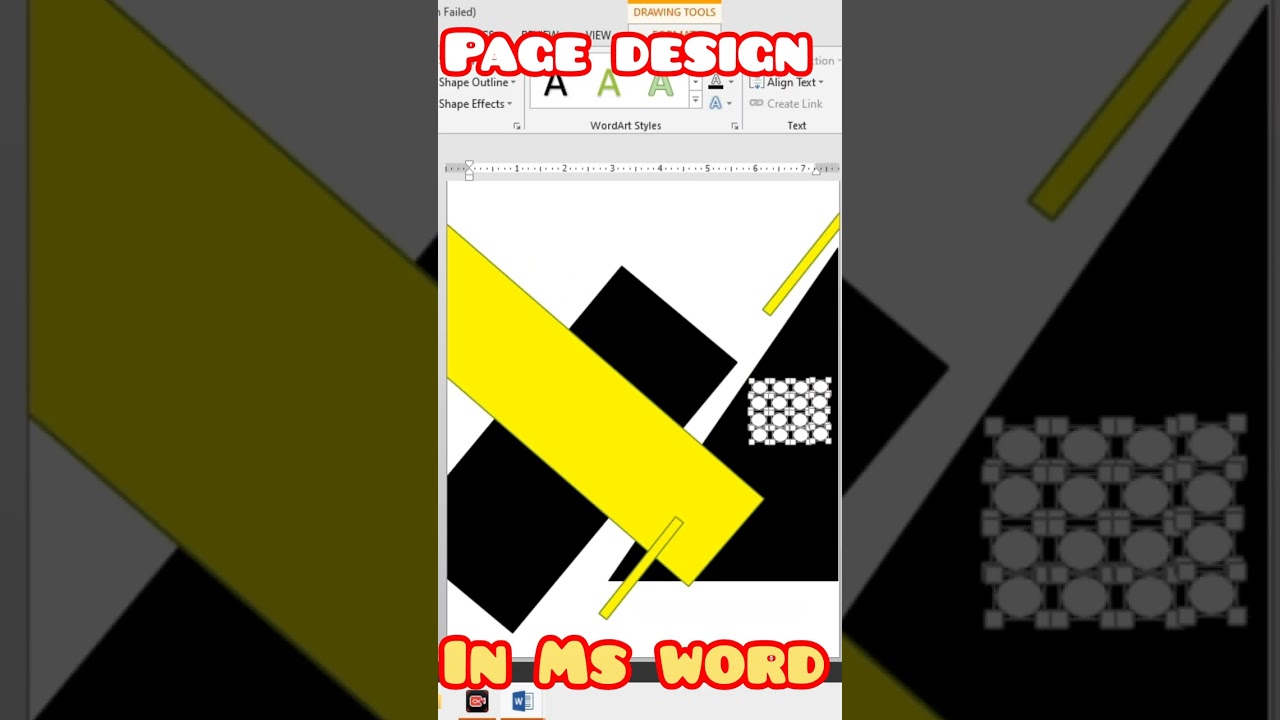 Page Design in Ms Word 