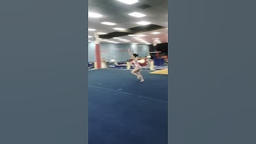 Rori Foster 2022 FX -front handspring front layout front tuck.