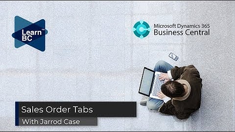 Tabs on the Sales Order Header