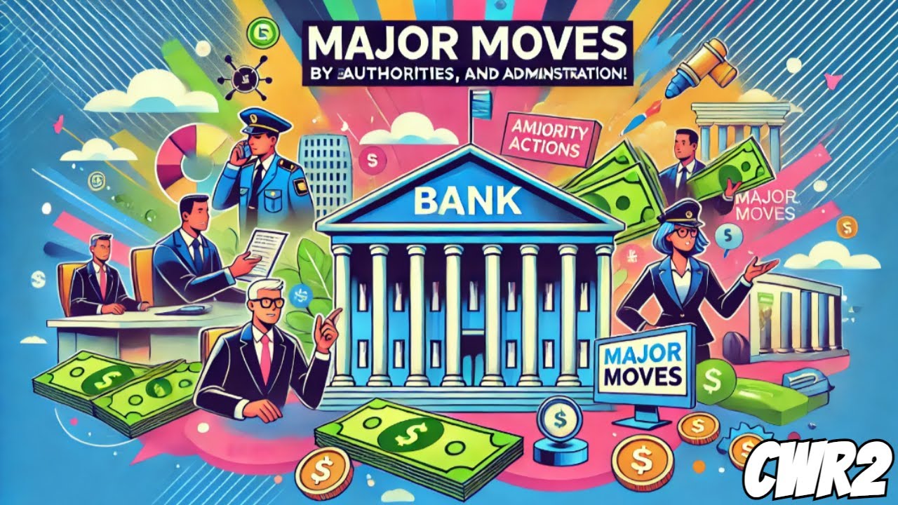 Major Moves by Banks, Authorities, and Administration! (CWR2). 🏦⚖️