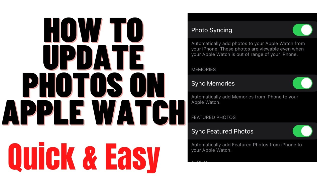 HOW TO UPDATE PHOTOS ON APPLE WATCH 2024 YouTube HOW TO UPDATE PHOTOS ON APPLE WATCH 2024 YouTube