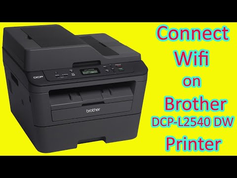 Connect Wifi On Brother DCP-L2540 DW Printer