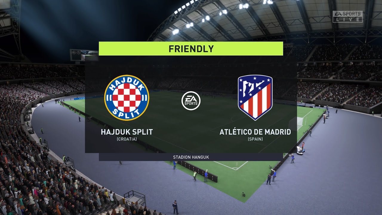 FIFA 22, Hajduk Split vs Atlético de Madrid - Stadion Hanguk