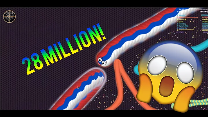 EPIC 28 MILLION SCORE WORMATE.IO | CIRCLED THE WHO...