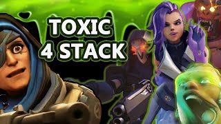 TOXIC 4 STACK THROWS WITHIN 10 SECONDS OF THE MATCH