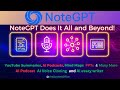 NoteGPT: AI Podcast, AI Voice Cloning, AI essay writer and many more #educational #ai #technology