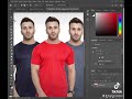 Change color of t shirt by photoshop