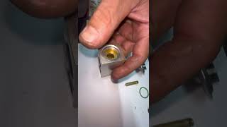 AC expansion valve inside parts full open#AC#evaporator parts