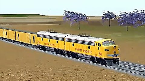 Train Sim - India Using EMD F9 UP - Simulasi Kereta Api