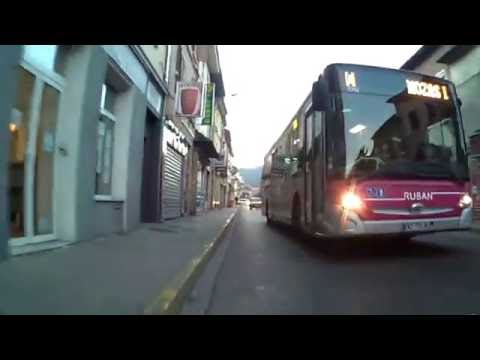 Cycliq Fly6 - Bus Ruban dangereux - Bourgoin-Jallieu
