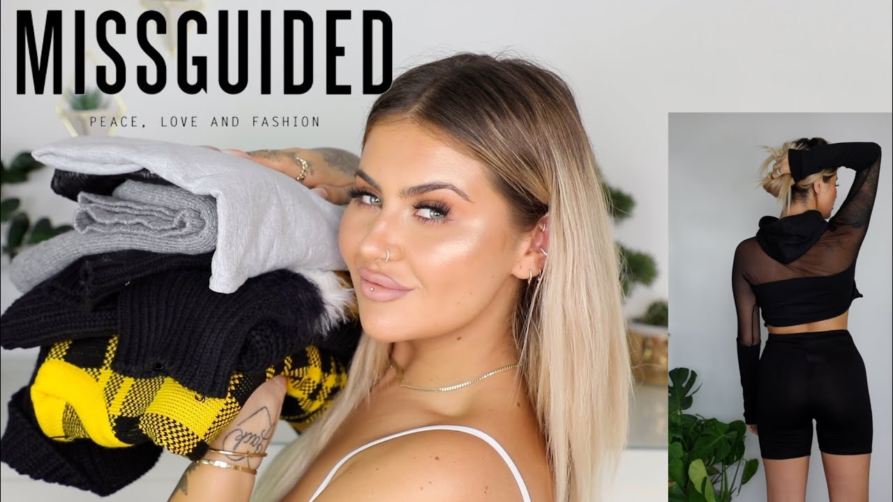 MISSGUIDED TRY ON CLOTHING HAUL - AUTUMN 2018 ad | JAMIE GENEVIEVE - YouTube