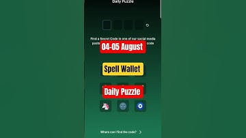 Spell Wallet Daily Puzzle | 04-05 August | Spell Wallet Daily Puzzle Today #kdp_gaming
