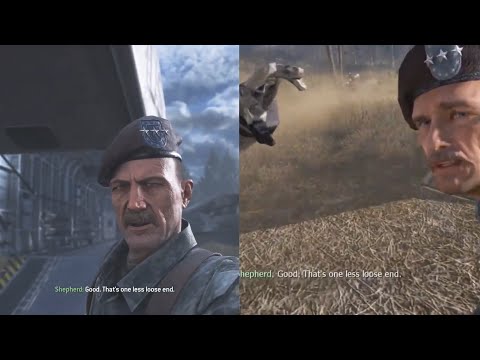 Modern Warfare 2 Remastered Loose Ends Roach And Ghost S Death New Vs Old Comparison 