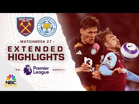 West Ham United v. Leicester City | PREMIER LEAGUE HIGHLIGHTS | 2/27/2025