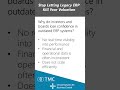 Why Legacy ERP Destroys Investor Confidence #businesscentral #dynamics365 #msdyn365bc