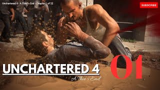PS5 - Uncharted 4 A Thief's End - Episode 1: The Beginning of Nathan Drake's Journey - 4k