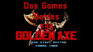 DOS Games Series E99 (Famous): Golden Axe