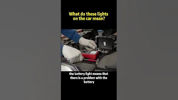 What are the meanings of the lights on the car dashboard?#car #driving #shortvideo #shorts