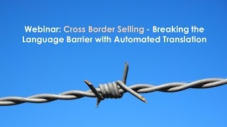 Cross Border Selling: Breaking the Language Barrier with Automated Translation