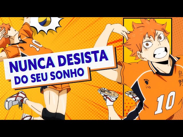 Hinata salva a bola com um peixinho!