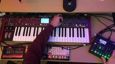 Synthwave (#11) with Behringer DM12 + Elektron Digitakt + Korg Volca (Oli)