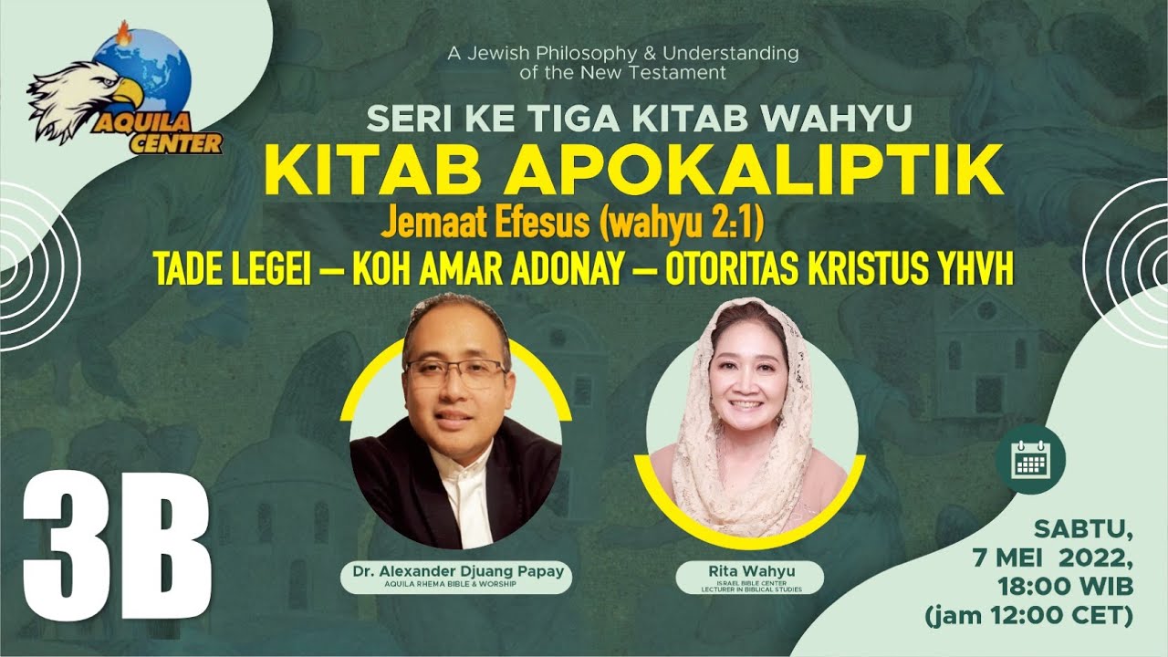 SESI-03B: TADE LEGEI – KOH AMAR ADONAY – OTORITAS KRISTUS YHVH