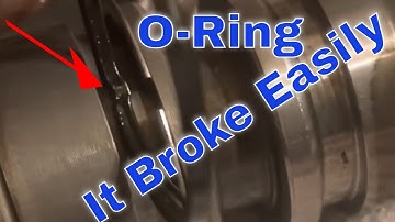 What a Failing O-ring on 7.3 Powerstroke Turbo Diesel Injector Looks like.